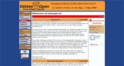 Desktop Screenshot of ostseeopen.de